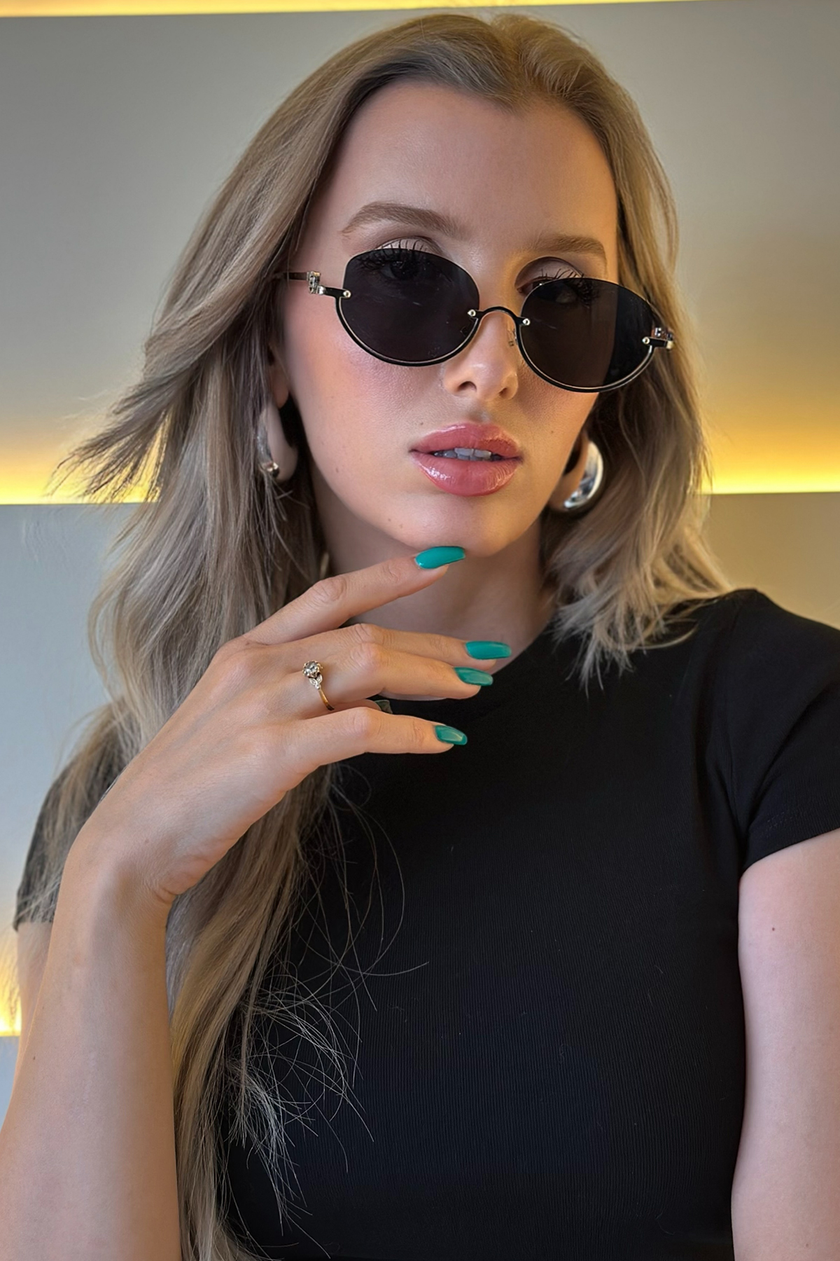 Gcc - Güneş Gözlüğü Mavi Logo Detay 07-2025-1