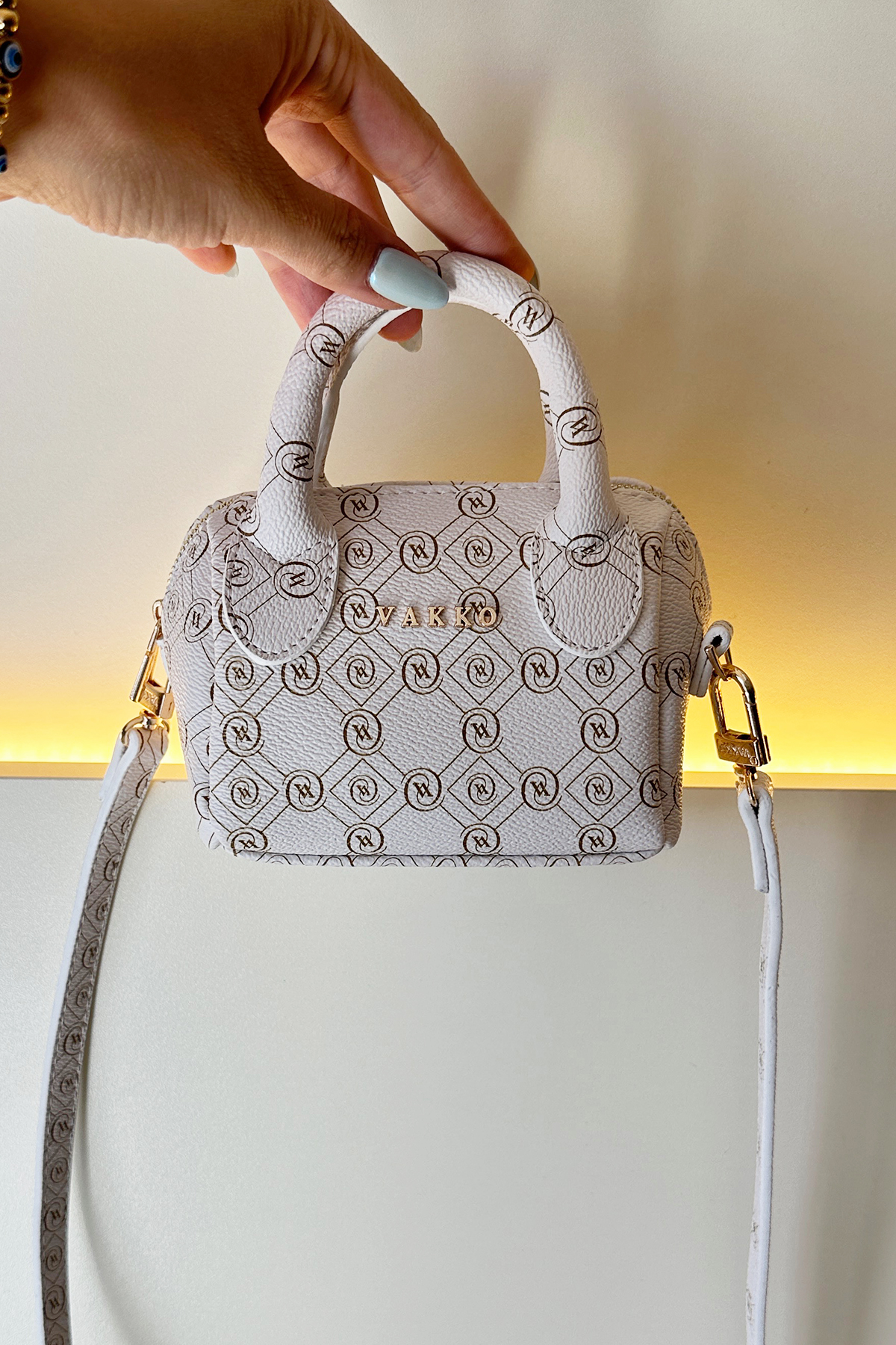 Vkk - Mini Speedy Beyaz Logolu