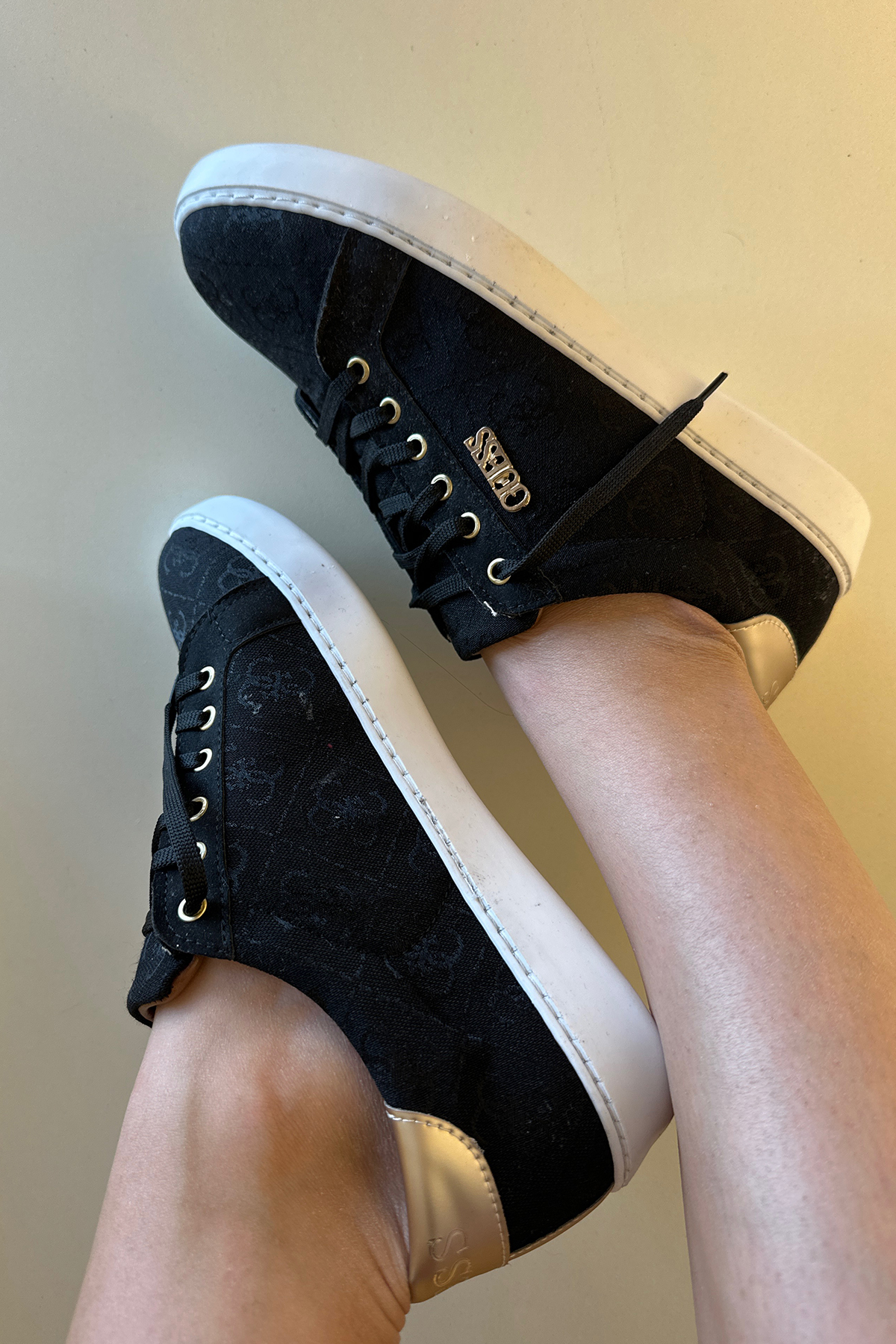 Gss - Sneakers Siyah Dokuma