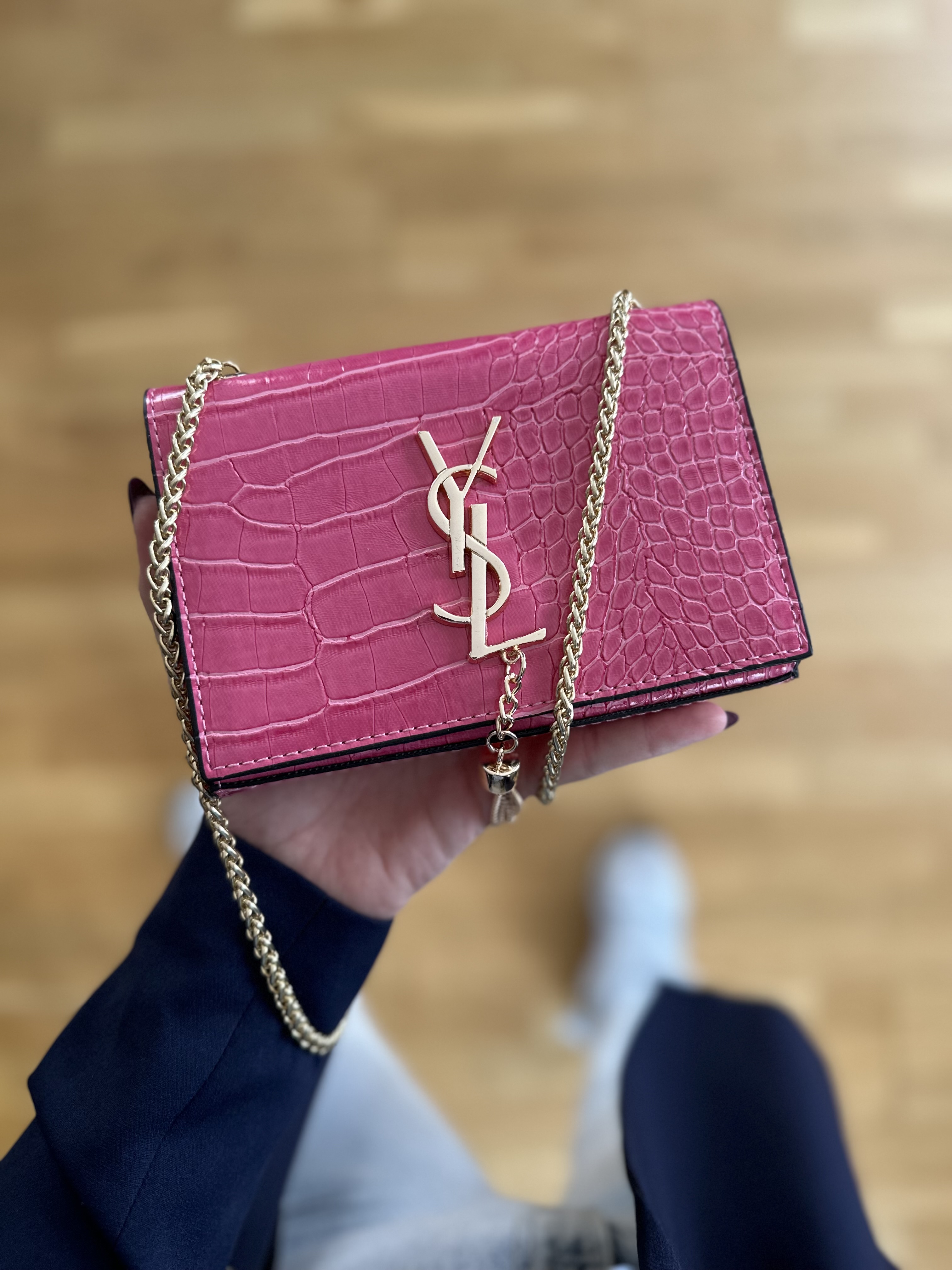 Yves SL - Mahna Fuşya Kroko