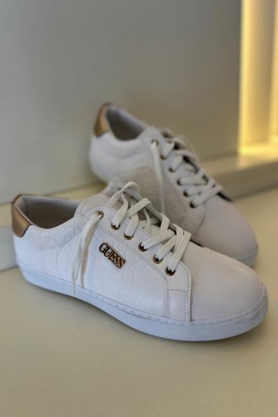 Gss - Sneakers Beyaz Gold Detay