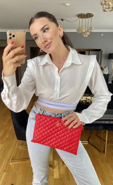 Chnl - Clutch Kırmızı