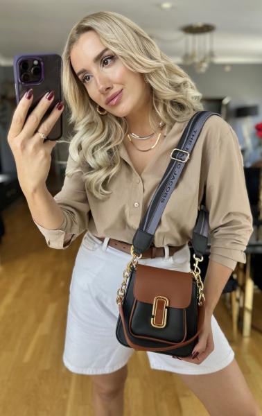 Mrc Jcbs - Bolso Mini Siyah Taba Detay